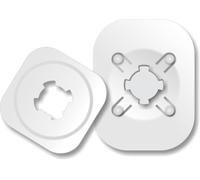 techno line Universal-Holder Support pour Smartphone/Lecteur MP3/Tablette Blanc