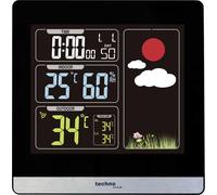 Techno Line WS 6448 - Station météo - sans fil - noir, argenté