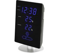 techno line WS 6820 Station Météo Plastique Noir/Argent