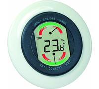 techno line WS 9412 Thermomètre avec Affichage de la Température Intérieure/Humidité Intérieure Noir/Blanc