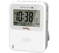 Techno Line WT 350 à quartz Réveil blanc Heures de réveil 2 alarme vibrante