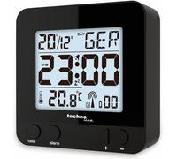 Techno Line WT235 SW radiopiloté(e) Réveil Noir Heures de réveil 1