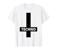 Techno Merch Croix Tekkno Festival Rave Techno T-Shirt