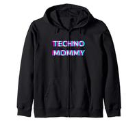 Techno Mommy EDM Festival Mom Rave Mother Sweat à Capuche