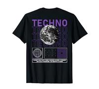 Techno Moon Raving Dark Techno Rave Hardtechno T-Shirt
