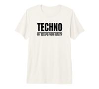 Techno My Escape from Reality Music Festival Rave Outfit T-Shirt Haut de Gamme