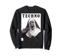 Techno Nun Rave Club Party Sweatshirt