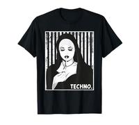 Techno Nun Raving Dark Techno Rave Hardtechno T-Shirt
