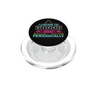Techno Periodic Table - Écouter Techno - Musique Drôle PopSockets PopGrip pour MagSafe