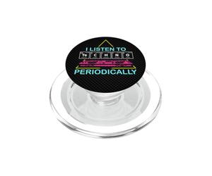 Techno Periodic Table - Écouter Techno - Musique Drôle PopSockets PopGrip pour MagSafe