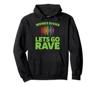Techno Rave DJ Musique - Party Discothèque Techno Sweat à Capuche