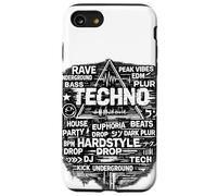 Techno Rave EDM Underground Bass Vêtements Coque pour iPhone SE (2020) / 7/8