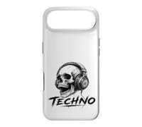Techno Skull Casque T-Shirt - EDM Trance Rave Festival Coque pour iPhone Air