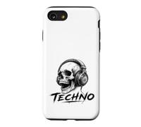 Techno Skull Casque T-Shirt - EDM Trance Rave Festival Coque pour iPhone SE (2020) / 7/8