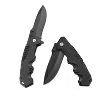 technodry Outil Pliable Compact - Outil multifonction en acier inoxydable avec verrouillage Liner-Lock & clip, outil antidérapant EDC pour camping, extérieur et quotidien idéal pour hommes