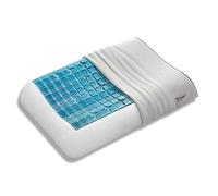 Technogel® Oreiller orthopédique haut de gamme de 11 cm avec gel thermique breveté + certifié sans substances nocives + coussin orthopédique HWS pour les personnes dormant sur le dos et sur le côté + anatomique 66 x 40 x 11 cm