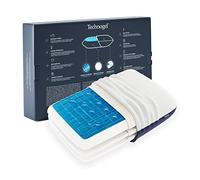 Technogel® Oreiller cervical réglable en hauteur - Breveté, sans substances nocives et certifié - Coussin en gel HWS permettant 4 hauteurs différentes pour les personnes dormant sur le dos et sur le