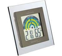 Baromètre et Barographe Technoline 10230 Capteur supplémentaire/- Station climatique d'intérieur pour le système Mobile Alerts avec cadre transparent, 10 x 2 x 10 cm, gris