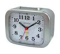 Technoline Geneva Réveil de Quartz Argent XL