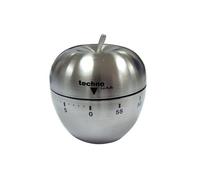 techno line KZW Cour de Temps Réveil III La Pomme Argent 10 x 10 x 10 cm