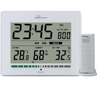 Technoline MA10402 Moniteur de qualité de l'air, mesure la qualité de l'air, alarme via LED en cas de faible valeur ppm = recommandation de ventilation, affichage de la température, affichage de