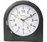 Technoline Modell 3X Réveil à quartz Anthracite et Métallique