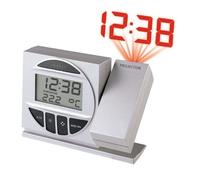 Technoline Radio Controlled Alarm Clock with Projection Argent