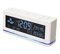 Technoline WS 6850 Station Météo Optique de Vernis de Piano Blanc