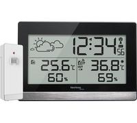 Technoline WS 9255 Noir, Argent station météo numérique - Stations météo numériques (LR06, Noir, Argent, 144 mm, 96 mm, 38 mm, 40 x 27 x 104 mm)