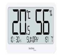 Techno Line Techno Line Thermo-Hygrometer WS9455 Thermo-hygromètre blanc