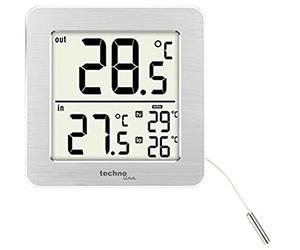 Technoline WS7049 Thermomètre numérique Blanc/argenté