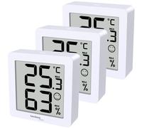 technoline WS9425 Thermo-/Hygromètre 3erSet | Indicateur de confort ambiant | Support magnétique
