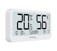 La Crosse Technology Thermomètre hygromètre de bureau WS9455 – Petit, affichage de l'heure