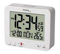 Techno Line WT 195 WHITE radiopiloté(e) Réveil blanc Heures de réveil 1 grand écran