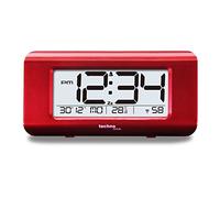 Technoline WT 197 Réveil à Quartz Rouge métallisé