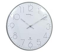 Horloge murale Techno Line WT 8235 chrom-optik radiopiloté(e) 350 mm x 25 mm chrome