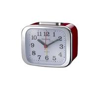 techno line Geneva XL Radio réveil à Quartz Rouge métal
