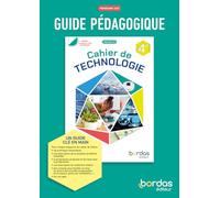 Technologie 4e - 2025 - Livre du professeur