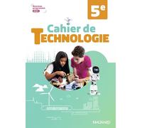 Technologie 5e (2024) - Cahier d'activités