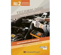 Technologie Bac Pro 2de Technologie Maintenance des véhicules Option Véhicules légers