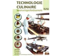 Technologie culinaire, Bac Pro Hôtelier (Manuel)