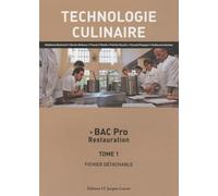 Technologie culinaire, tome 1 Bac Pro Cuisine (2010) - Pochette élève