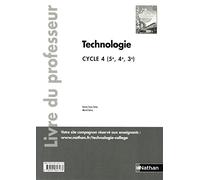 Technologie cycle 4 (5ème/4ème/3ème) - professeur - 2016