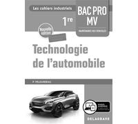 Technologie de l'automobile 1re Bac Pro MV (2020) - Pochette - Livre du professeur - Philippe Pelourdeau - Delagrave - broché - Scolaire / Universitaire