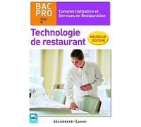 Technologie de restaurant 2de Bac Pro CSR (2016) - Pochette élève