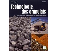 Technologie des granulats