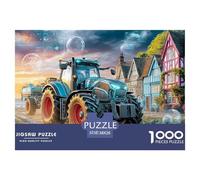 Technologie du Tracteur Intelligent Puzzle Adulte 1000 Pièces Scène de Ferme futuriste De Qualité Supérieure : Maîtrisez Le Défi du Puzzle Difficile - pour Un Large Panel Dès 14 Ans 38x26cm/1000pcs
