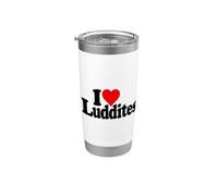 Technologie « I Love Heart Luddites » Gobelet isotherme en acier inoxydable double paroi