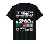 Technologies chirurgicales Label Skills Café Vin Sarcasme T-Shirt