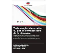 Technologies d'épuration du gaz de synthèse issu de la biomasse